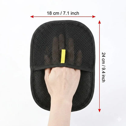 Pet Hair Removal Glove for Cats and Dogs, Flexible Surface Catches Loose Pet Fur Efficiently